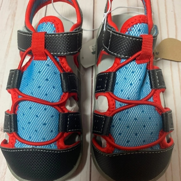 See Kai Run NWT Boys Multicolor Fisherman Sandals Size 9 - Picture 4 of 8